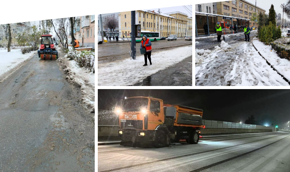 Майже півсотні одиниць техніки залучили до прибирання Вінниці від снігу