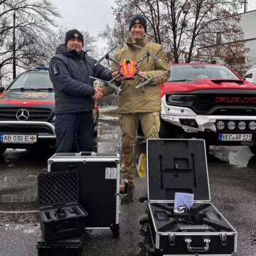 Вінницькі рятувальники отримали сучасні дрони