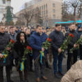 У День Соборності України вінничани вшанували пам’ять героїв, які загинули у боротьбі за Батьківщину