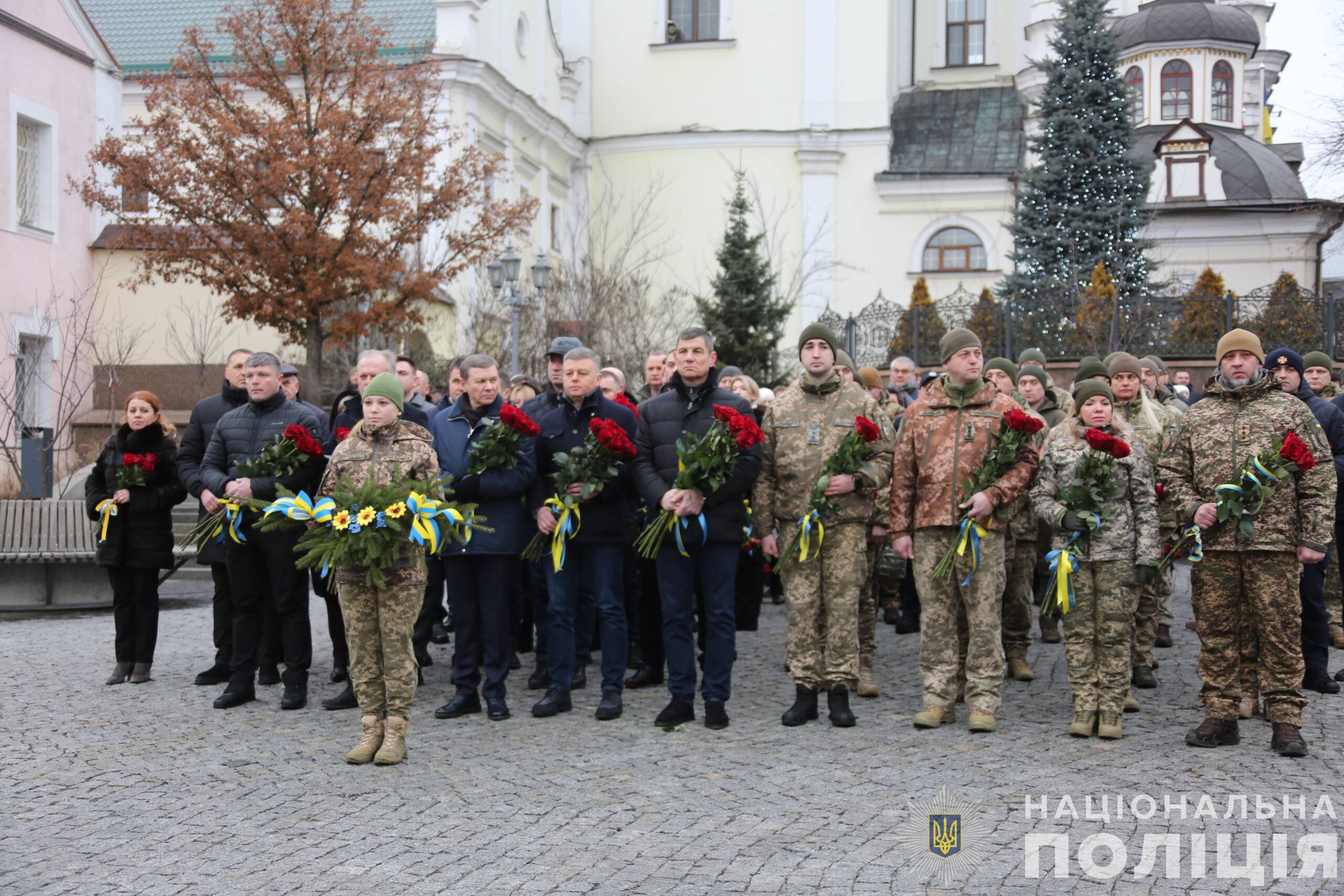 З нагоди Дня Соборності України поліцейські вшанували пам’ять полеглих воїнів