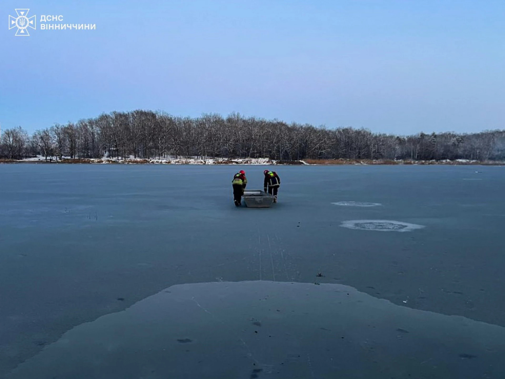 У Вінницькій області під кригою знайшли тіло чоловіка