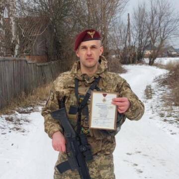 Воїн з Вінниччини вдруге відзначений орденом «Золотий Хрест»