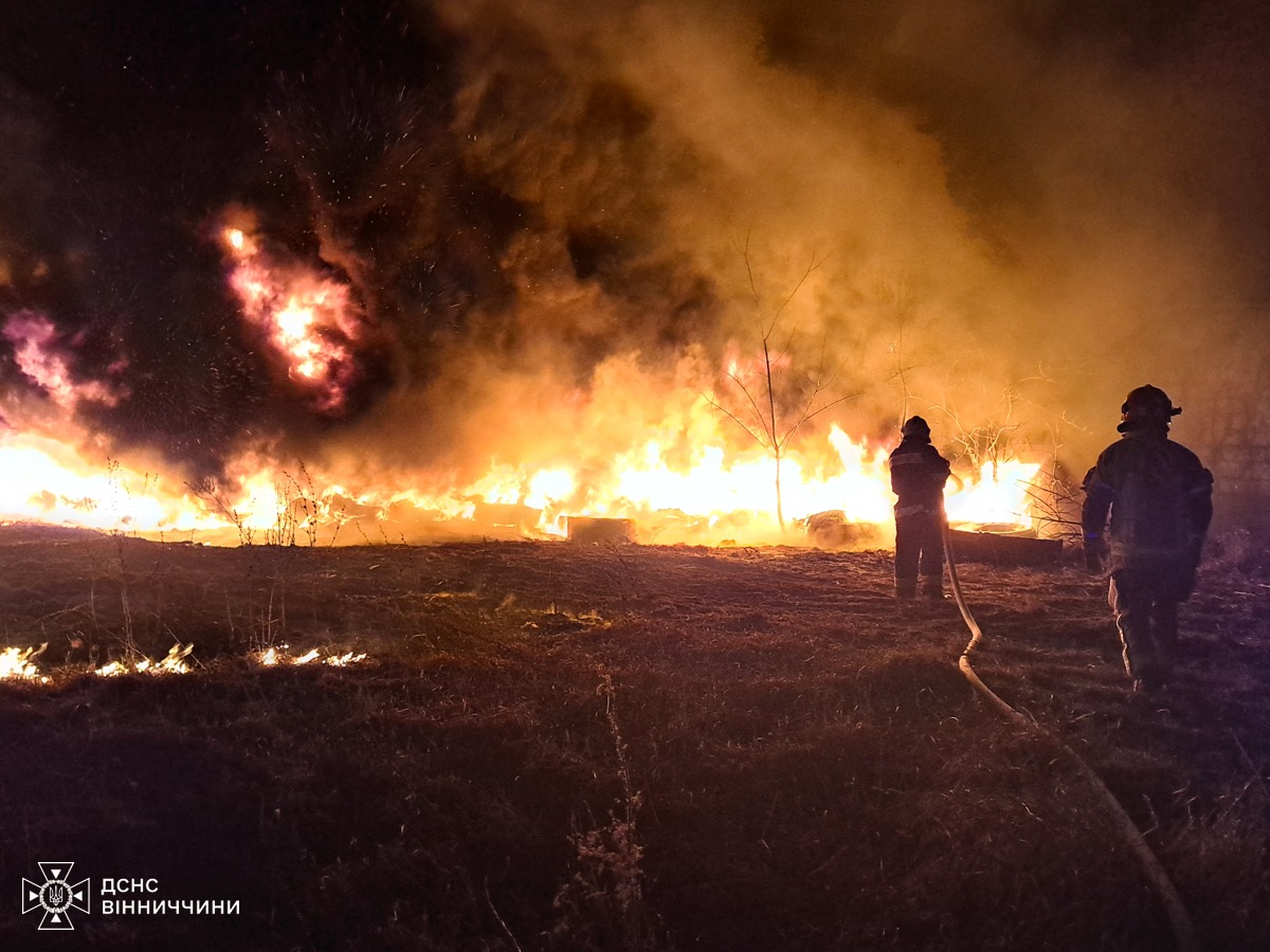 Вісім пожеж за добу: рятувальники Вінниччини боролися з вогнем у житлових будинках та екосистемах