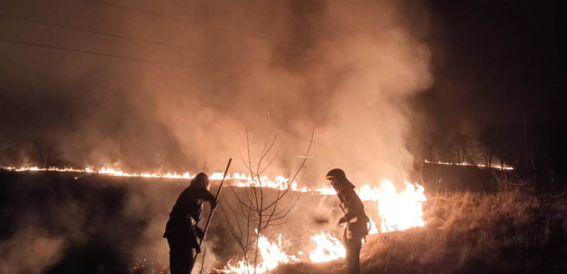 Понад сто пожеж ліквідували на Вінниччині: вогонь знищив гектари землі