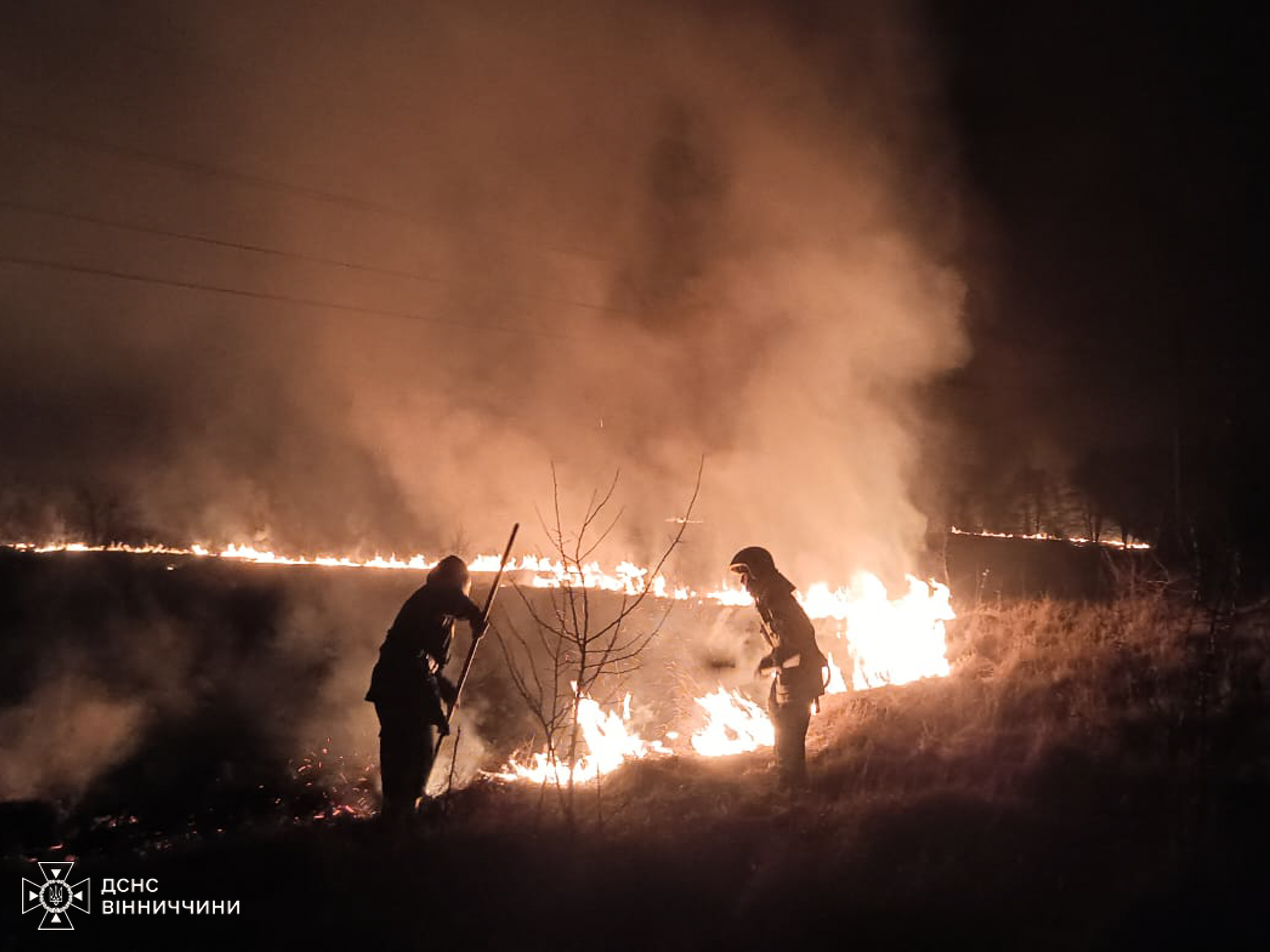 Понад сто пожеж ліквідували на Вінниччині: вогонь знищив гектари землі