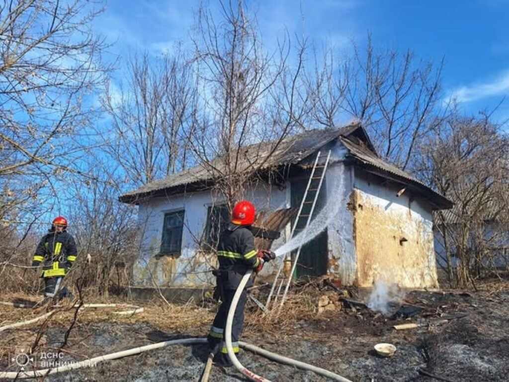За добу на Вінниччині сталося 10 пожеж