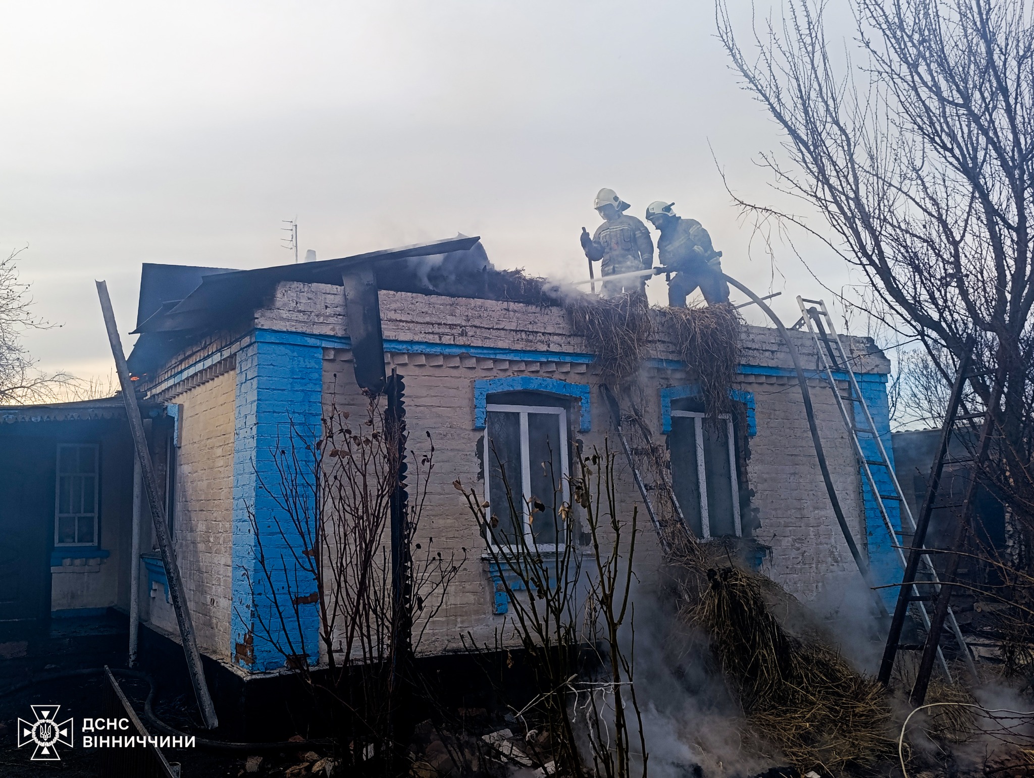 За минулу добу на Вінниччині сталося дві пожежі