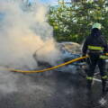 На Вінниччині горіли авто, квартира та ферма