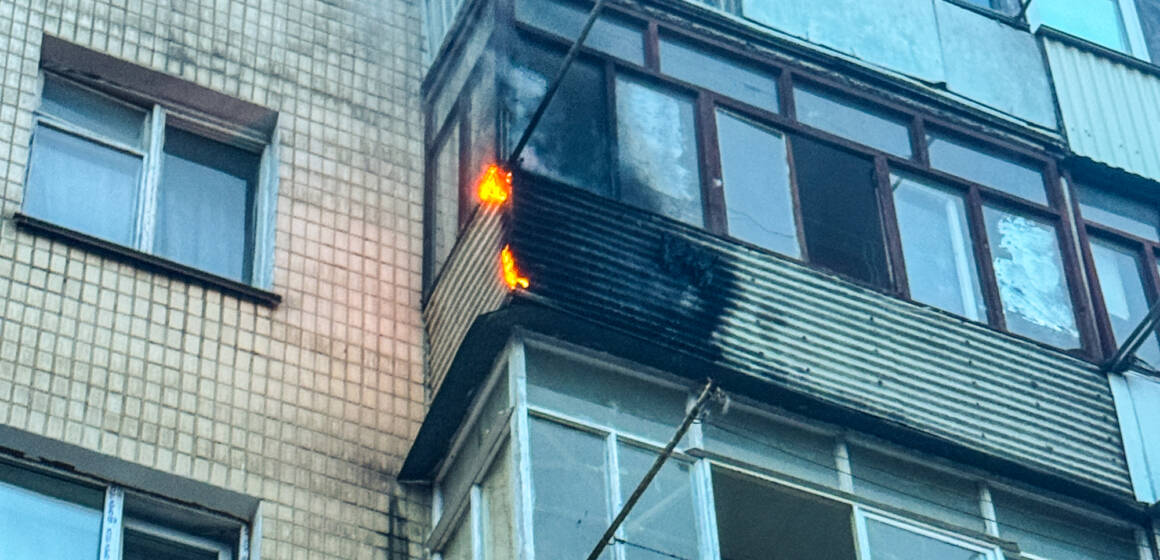 У Вінниці через людську недбалість ледь не згоріла квартира