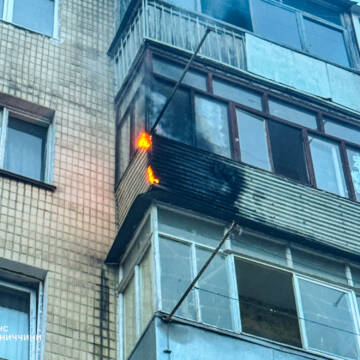 У Вінниці через людську недбалість ледь не згоріла квартира