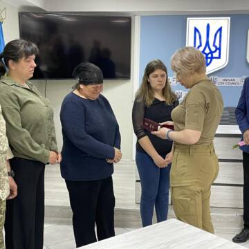 Родині оборонця з Вінниччини вручили орден “За мужність”