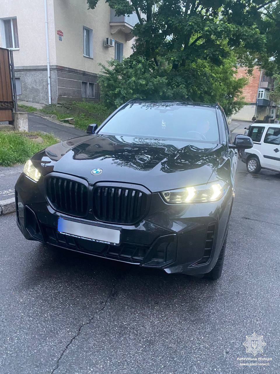 У Вінниці патрульні зупинили водія BMW з ознаками сп’яніння