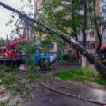 ДСНС здійснила 23 виїзди для ліквідації наслідків негоди в області