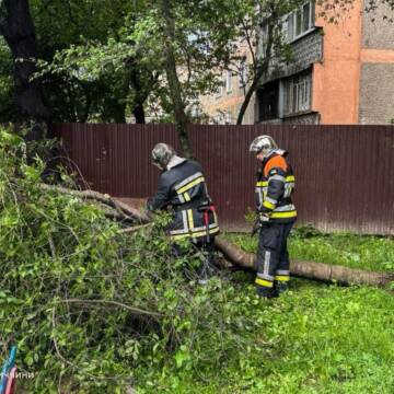 На Вінниччині рятувальники ліквідовували наслідки зливи