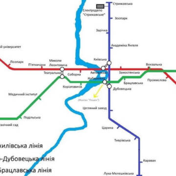 Метро по-вінницьки: школяр Максим Гончарук намалював схему підземки з трьома лініями