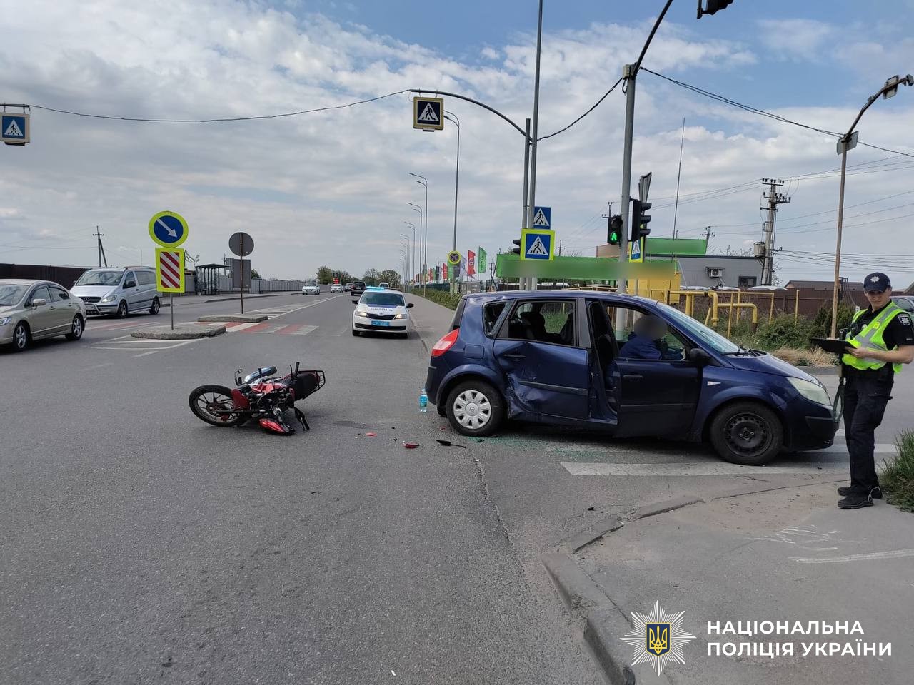У Вінниці в ДТП постраждали двоє підлітків: один з них — мотоцикліст
