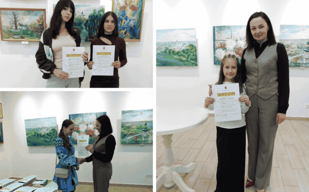 Юні художники отримали відзнаки за участь у конкурсі «Все буде Україна!»