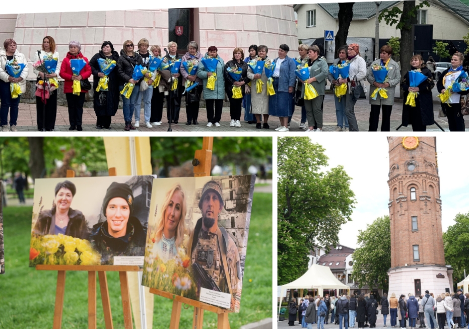 «Серце матері воїна»: у Вінниці вшанували жінок, які втратили дітей на війні