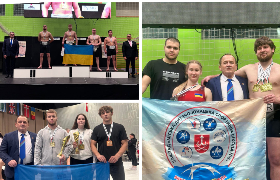 Вінницькі сумоїсти вибороли 11 нагород на чемпіонаті Європи в Угорщині