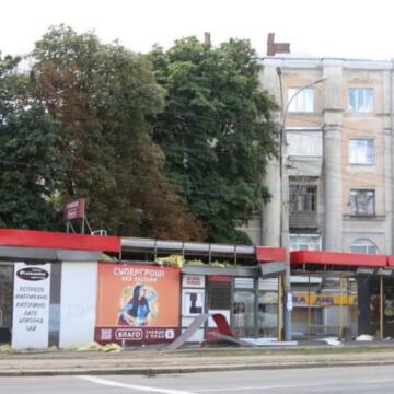 У Вінниці на проспекті Коцюбинського демонтують три зупинки
