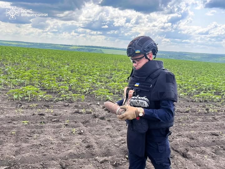 У Вінницькій області знищили боєприпас Другої світової війни