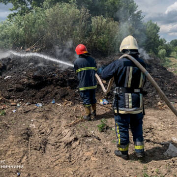 Вогонь на відкритих територіях і в господарствах: на Вінниччині за добу 14 пожеж