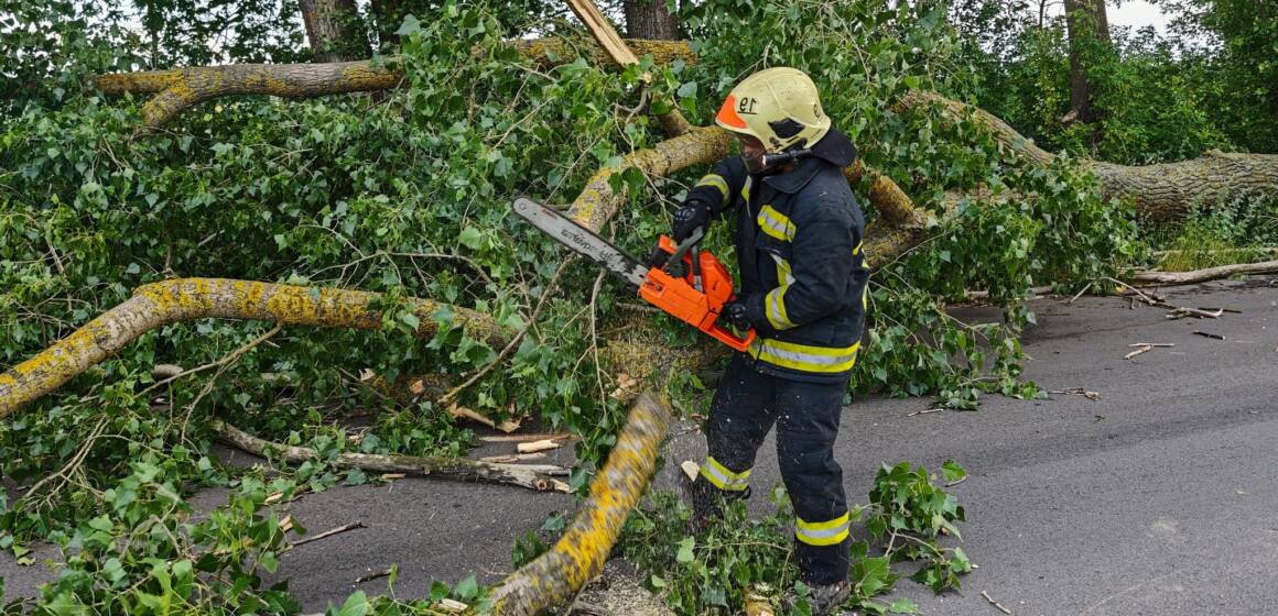 На Вінниччині рятувальники ліквідовували наслідки негоди