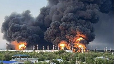 Сили спеціальних операцій уразили нафтобазу “Комбінат “Атлас” у РФ — Генштаб