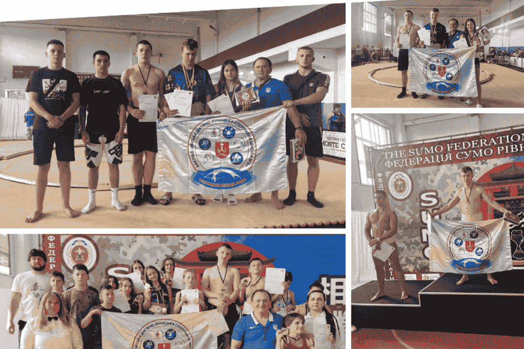 Вінницькі спортсмени здобули 8 золотих медалей на чемпіонаті України з сумо