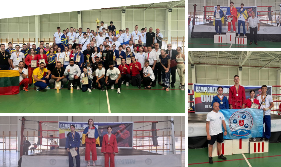 Вінничани вибороли 10 медалей на чемпіонаті Європи з універсального бою в Румунії