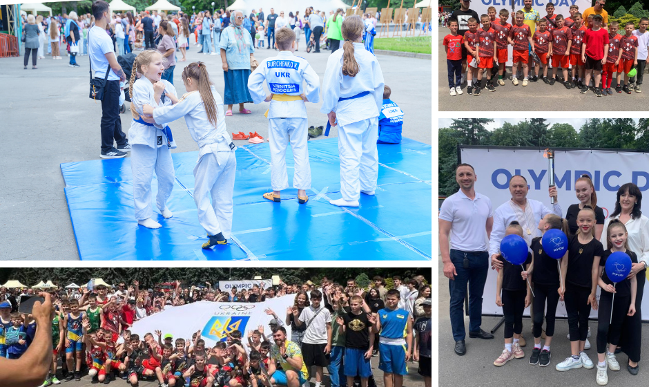 Олімпійський день у Вінниці пройшов під гаслом єдності, спорту та вдячності ЗСУ