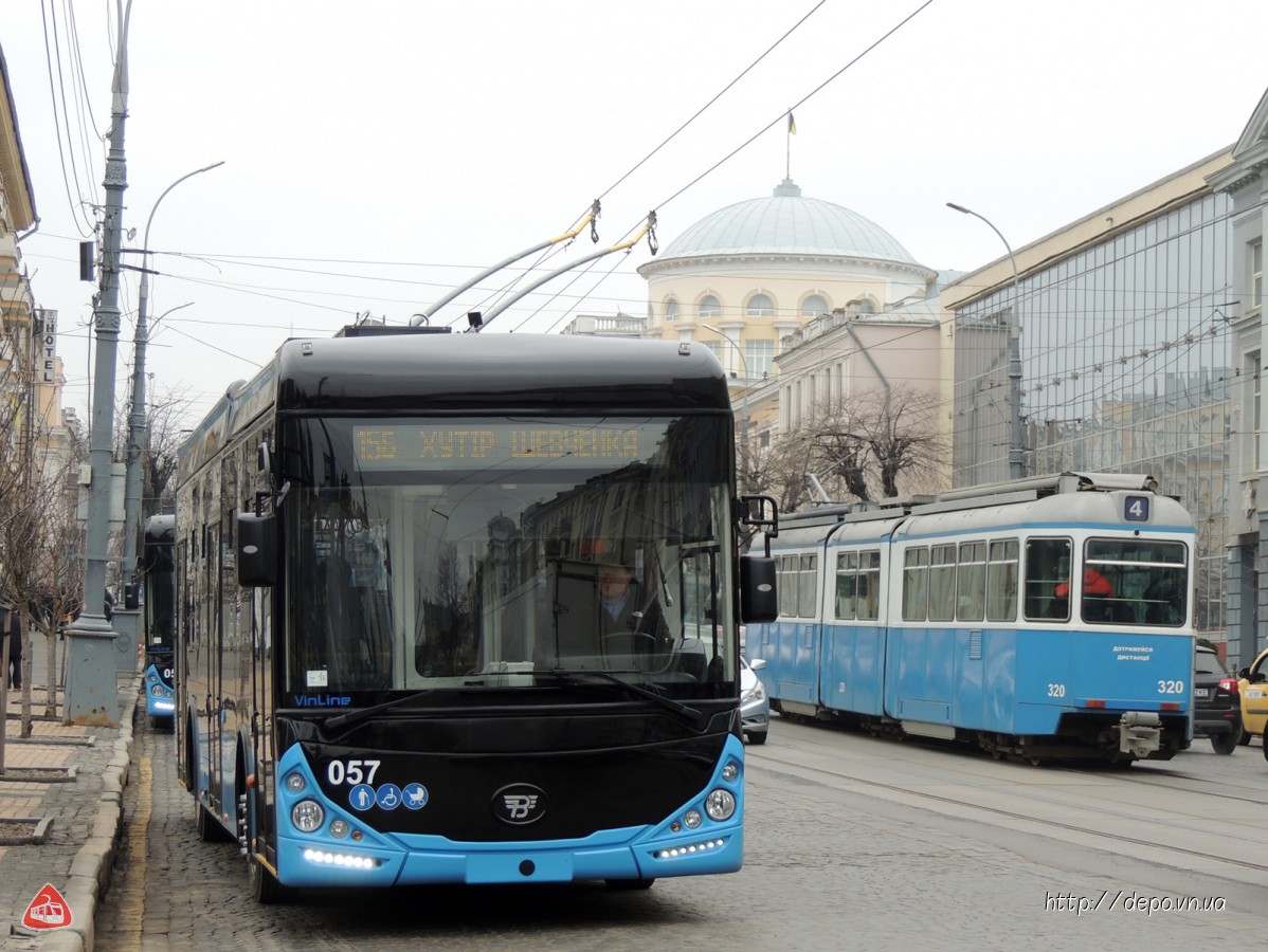 У Вінниці 1 липня тролейбуси на Соборній завершать рух на годину раніше