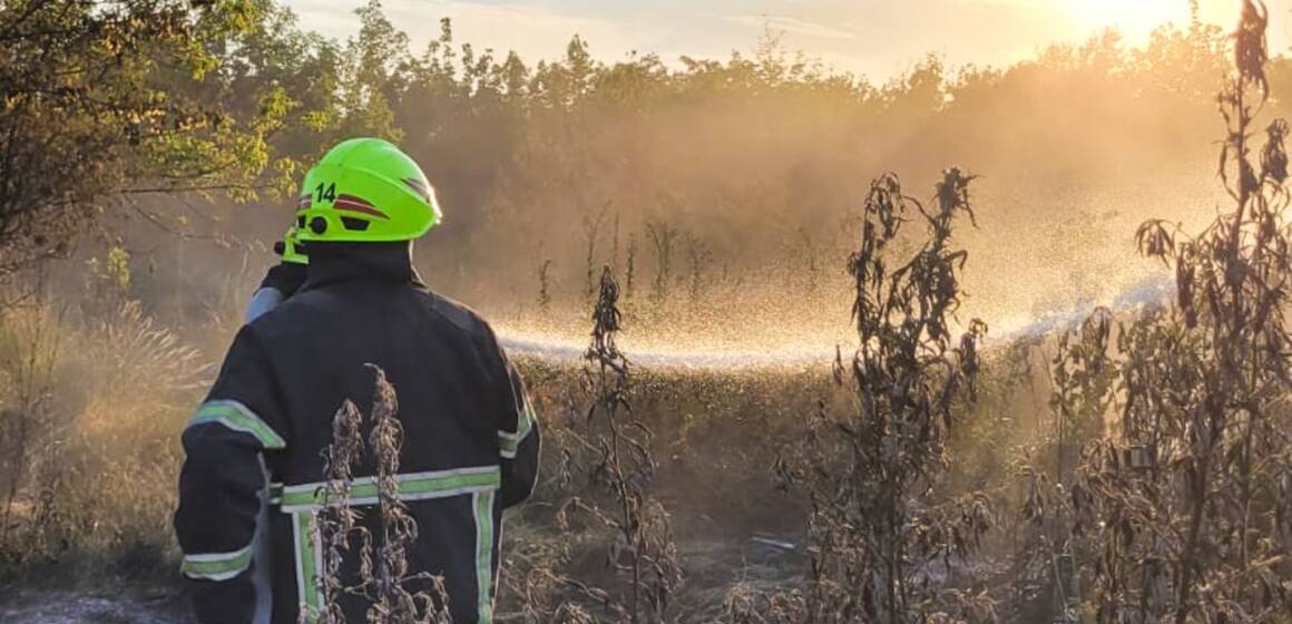 На Вінниччині за добу ліквідували 13 пожеж на відкритих територіях