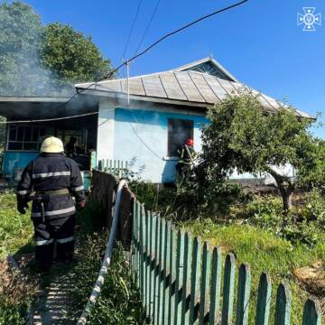 На Вінниччині під час пожежі ледь не загинула людина