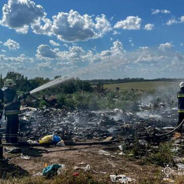 Сім пожеж за добу: на Вінниччині вогонь знищив 2 гектари землі