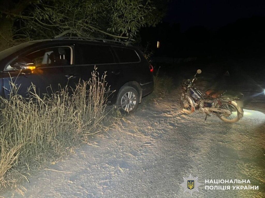 На Вінниччині неповнолітній мопедист постраждав у ДТП