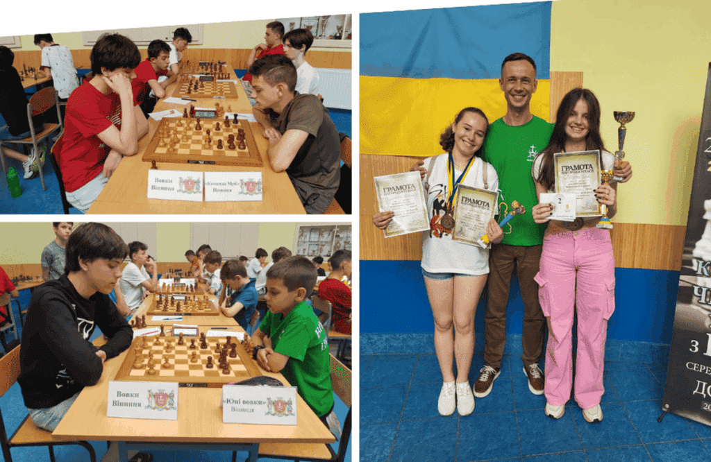 Вінничани здобули п’ять комплектів нагород на командному чемпіонаті України з шахів