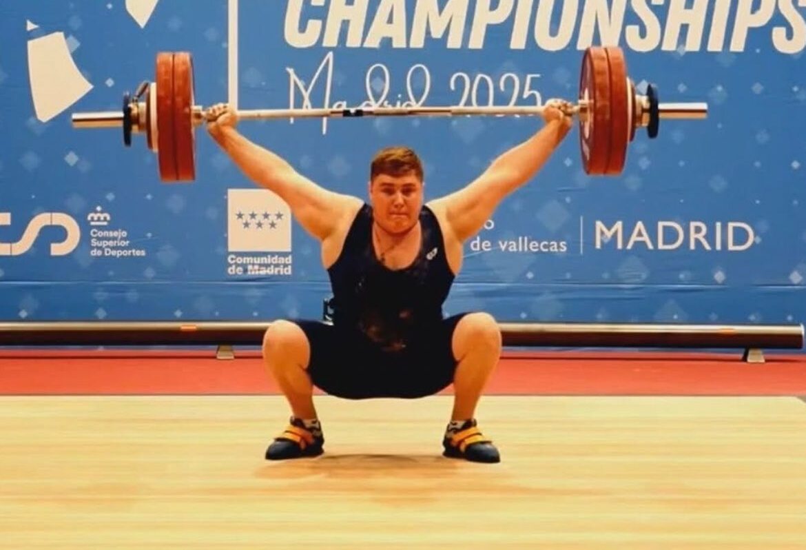 Вінничанин Володимир Чмих став бронзовим призером чемпіонату Європи з важкої атлетики U17