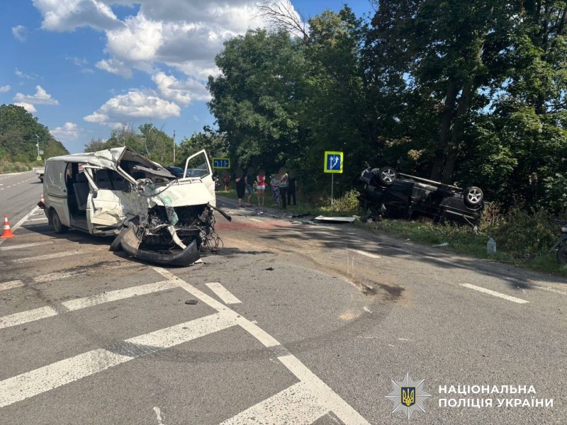 Фото смертельної ДТП на Вінниччині поблизу Тульчина