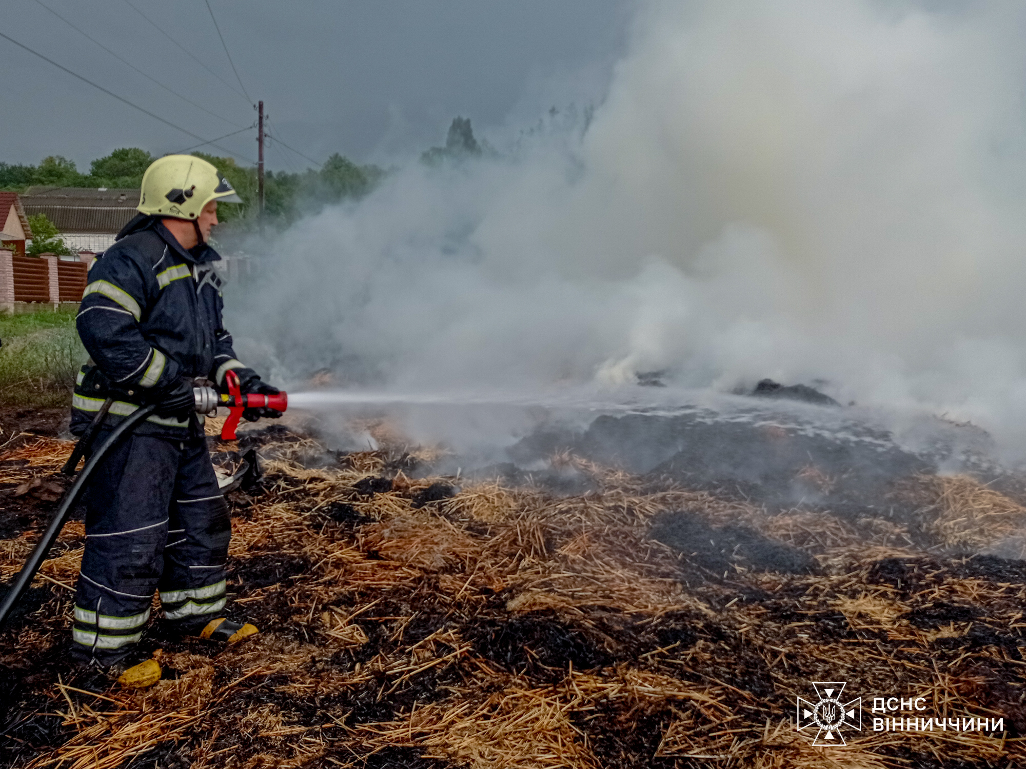 На Вінниччині вогонь знищив сухостій та стерню на площі понад 6 га