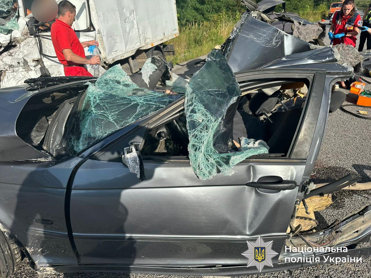 ДТП на Вінниччині за участю легковика та вантажівки у Хмільницькому районі