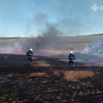 На Вінниччині вигоріло майже 6 гектарів землі