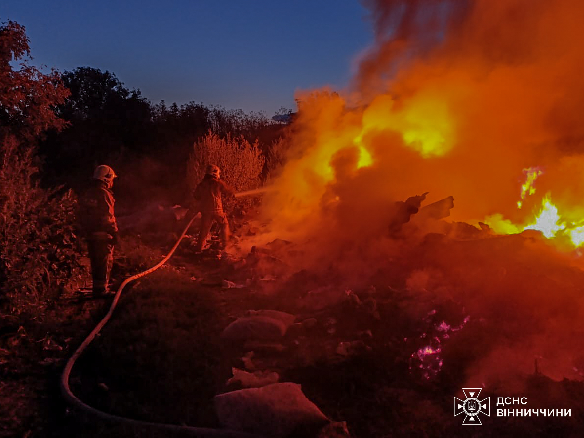 На Вінниччині за останню добу сталось 16 пожеж, є постраждала