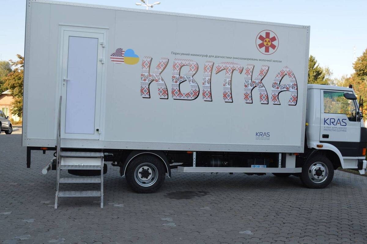Мамограф «Квітка» розпочинає виїзди у громади області: графік на вересень