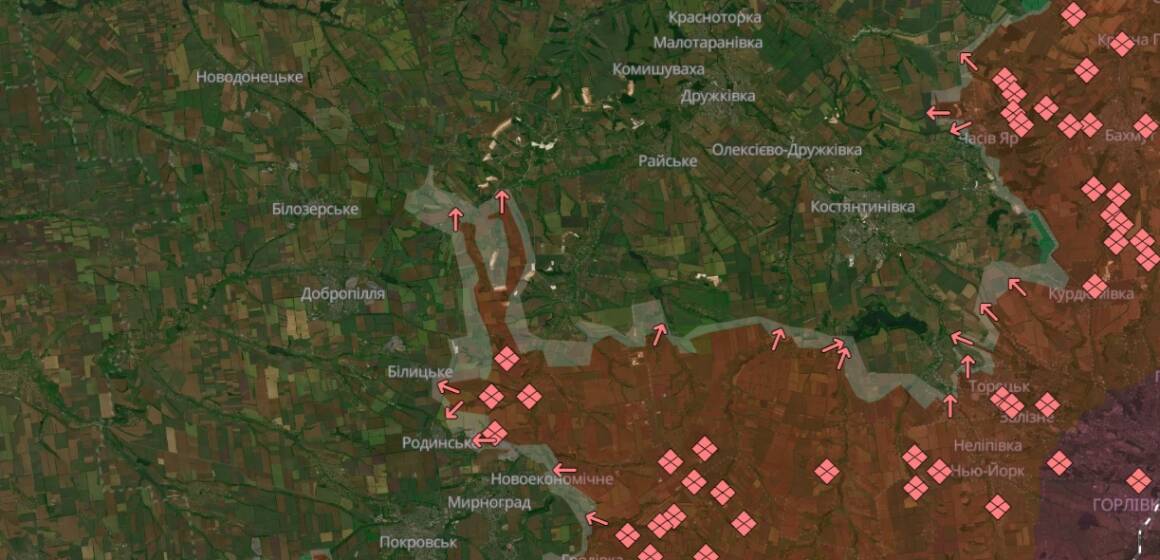 Ворог здійснив прорив фронту на 15 км та підходить до траси Добропілля-Краматорськ
