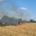 Пожежа на полі на Вінниччині