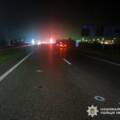 Фото ДТП за участю жителя Вінниччини та пішохода на трасі