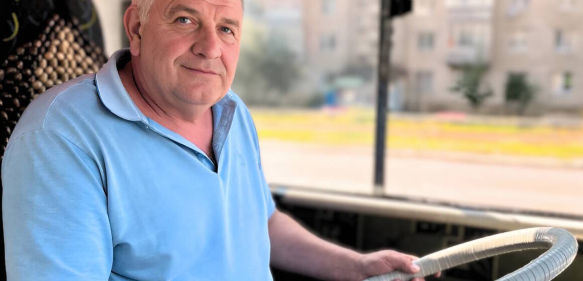 Олександр Паращин, водій автобуса з Вінниці