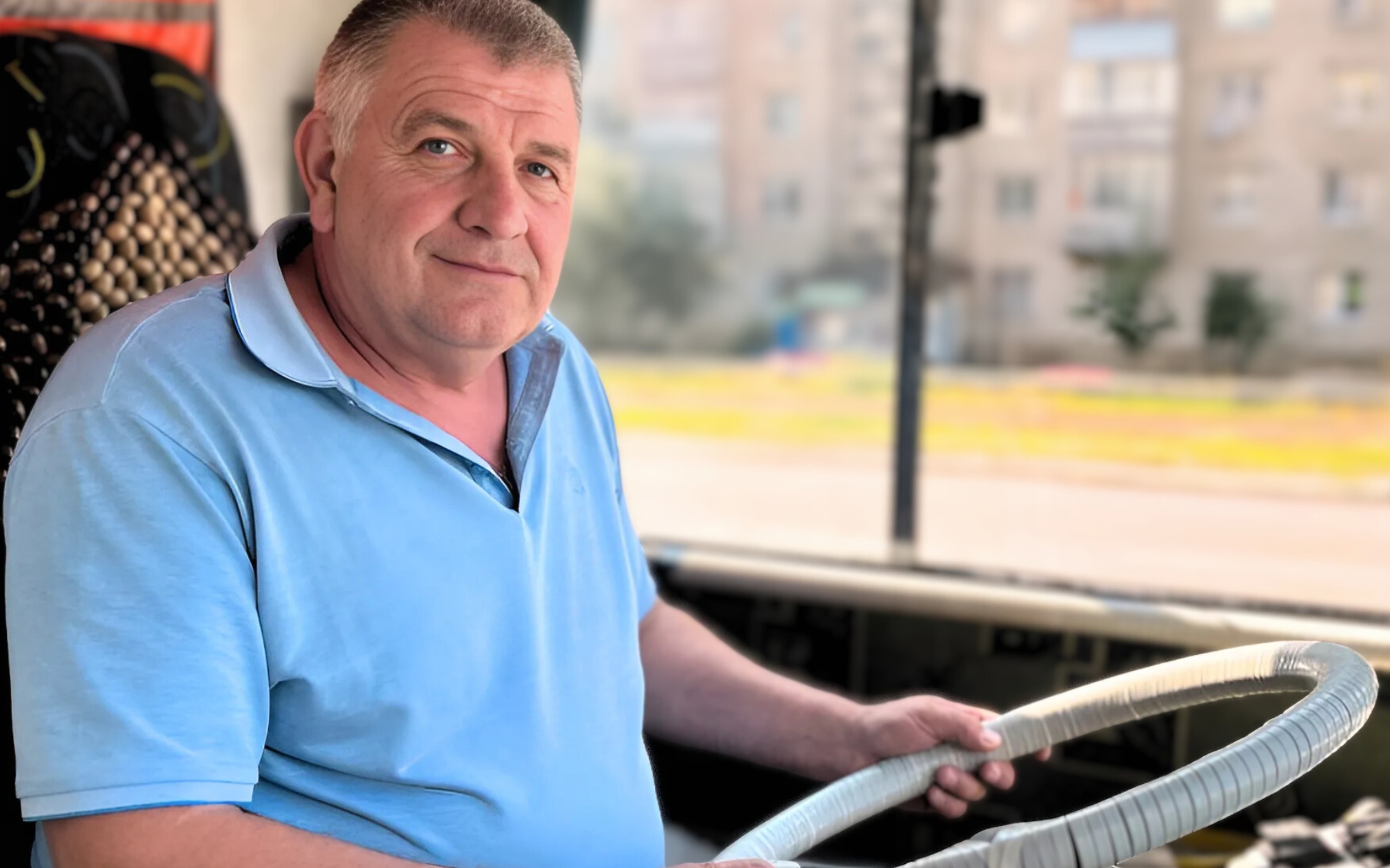 Олександр Паращин, водій автобуса з Вінниці