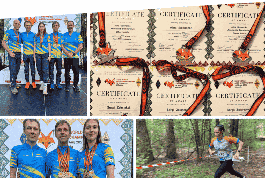 Спортсмени з Вінниці здобули 10 нагород на чемпіонаті світу зі спортивної радіопеленгації